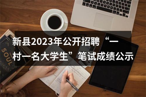 新县2023年公开招聘“一村一名大学生”笔试成绩公示 图片